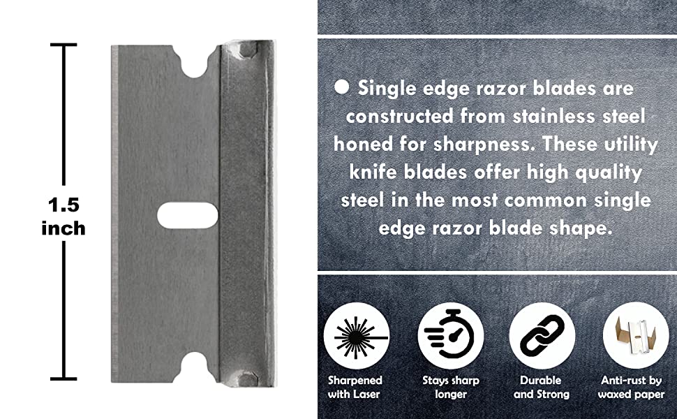 Single Edge Razor Blades 100 Pack – Canopus Direct
