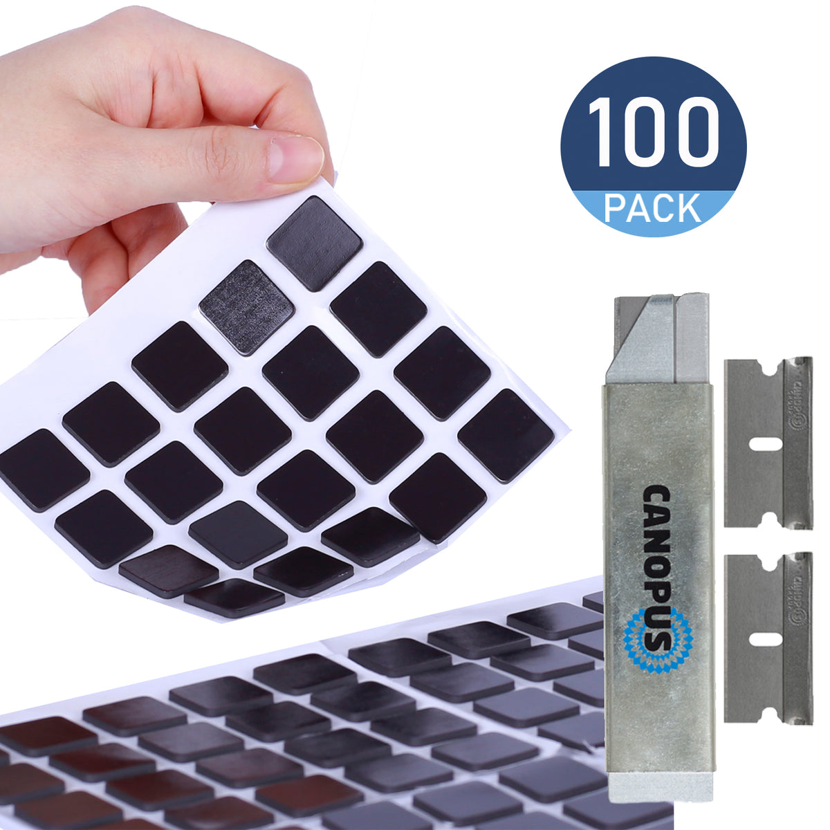 Square Magnets with Adhesive Backing – Canopus Direct